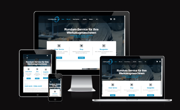 Neue Webseite Weinbrenner Industry GmbH