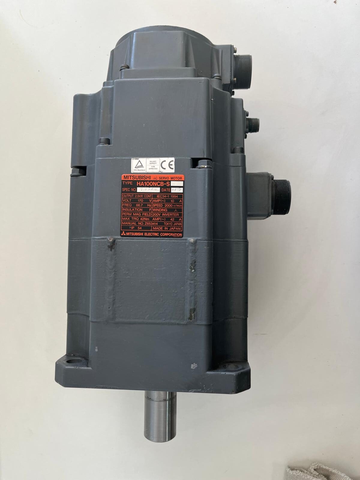 MITSUBISHI HA100NCB-S Servo Motor