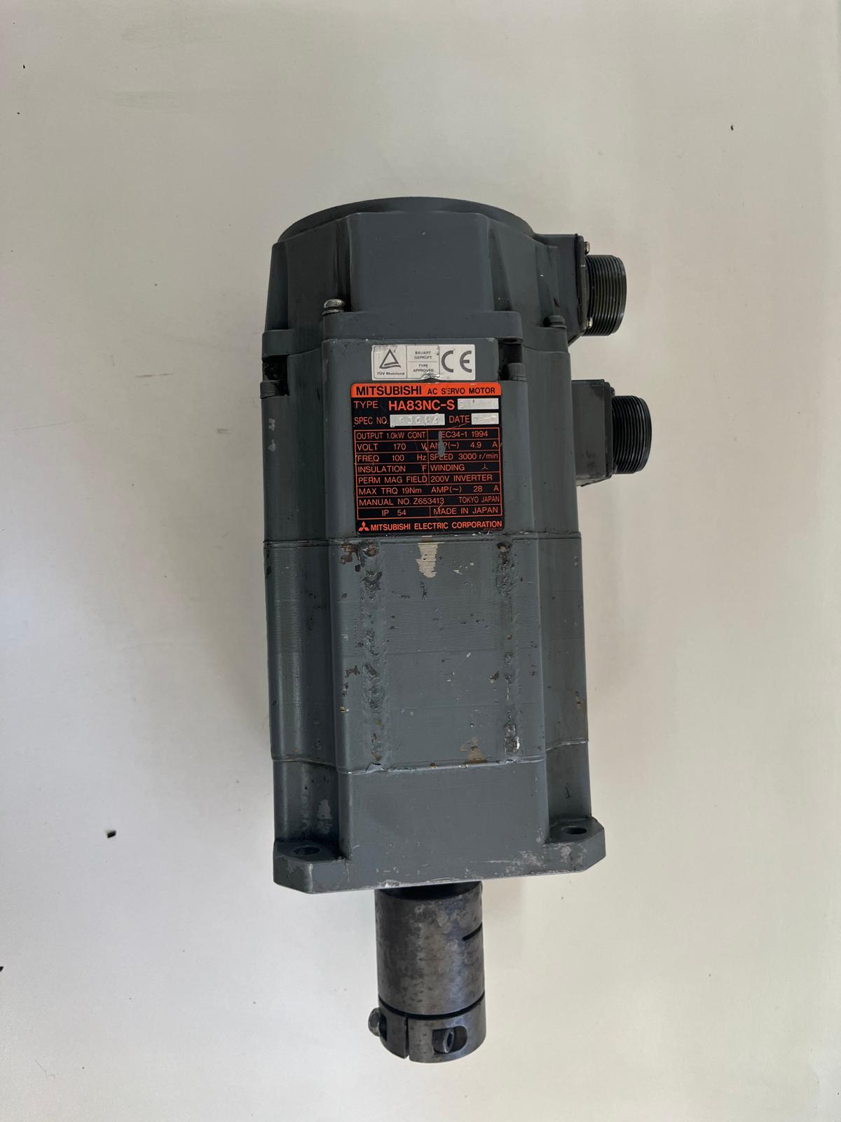 MITSUBISHI HA83NC-S AC Servo Motor